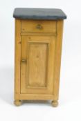 A pine pot cupboard,