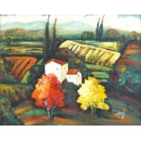 Dauy, Autumn landscape,