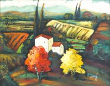 Dauy, Autumn landscape,