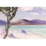 Rachel Grainger Hunt, 'Iona', oil on board, monogrammed R G H lower right, mounted and un-framed,