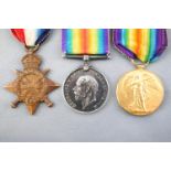 Two World War I medals awarded to 857 Private G L Hooper,