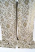 A pair of curtains by Christine Waldron with Laura Ashley cotton and cherville fabric