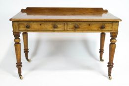 A 19th century mahogany desk,