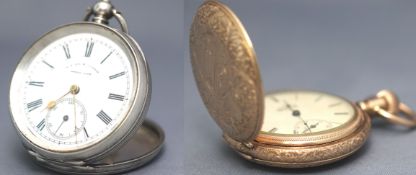 A collection of two pocket watches