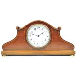A Swiss (Buren) mahogany platform escapement clock,