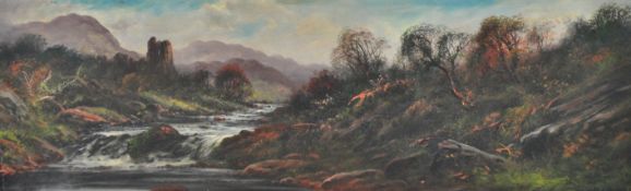 Becker, Extensive landscape, oil on board, signed lower right,