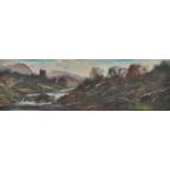 Becker, Extensive landscape, oil on board, signed lower right,