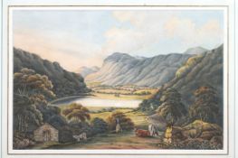 19th century school, The Lake District, watercolour,