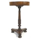 A 19th century mahogany plant stand,