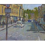 Paul Stephens, Pulteney Bridge, Bath, oil on board, initialled lower right,