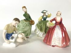A group of Royal Doulton ladies comprising : Buttercup (HN2309), Janet (HN1537),