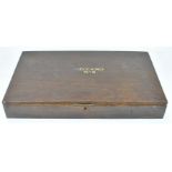 A large early Meccano No 6 set, boxed, in original mahogany box,