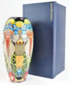 A Moorcroft Dasara elephant pattern vase, designed by Kerry Goodwin, of ovoid form, factory marks,