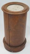 A 19th century Victorian mahogany columned plinth stand/torchere,