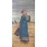 19th century British school, Bringing in the Catch, oil on canvas,