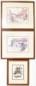 After Michael Cooper, three prints, The Front Door, coloured print, signed in pencil lower left,