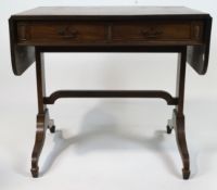 An Edwardian mahogany Pembroke table,