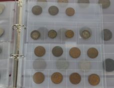 A small collection of mainly British 20th century coins,