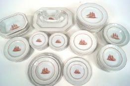 A Wedgwood 'Flying Cloud' Georgetown collection part-dinner service, 20th century,
