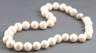 A single strand of freshwater cultured pearls (untested).