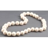 A single strand of freshwater cultured pearls (untested).