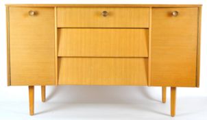 A 1950's retro vintage teak Avalon Yatton sideboard credenza,