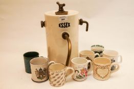 A Royal Doulton water heater and other ceramics