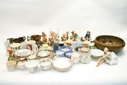 A quantity of Goebel figures and other ceramics