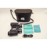 A pair of Boots Pacer 8 x 30 binoculars, fully coated Optics, with case, lanyards,