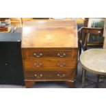 A mahogany bureau