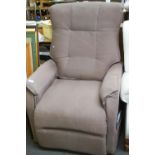 A reclining arm chair