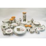 A collection of Portmeirion 'Botanical Garden' china