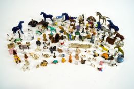 Collection of animal ornaments and whimsies