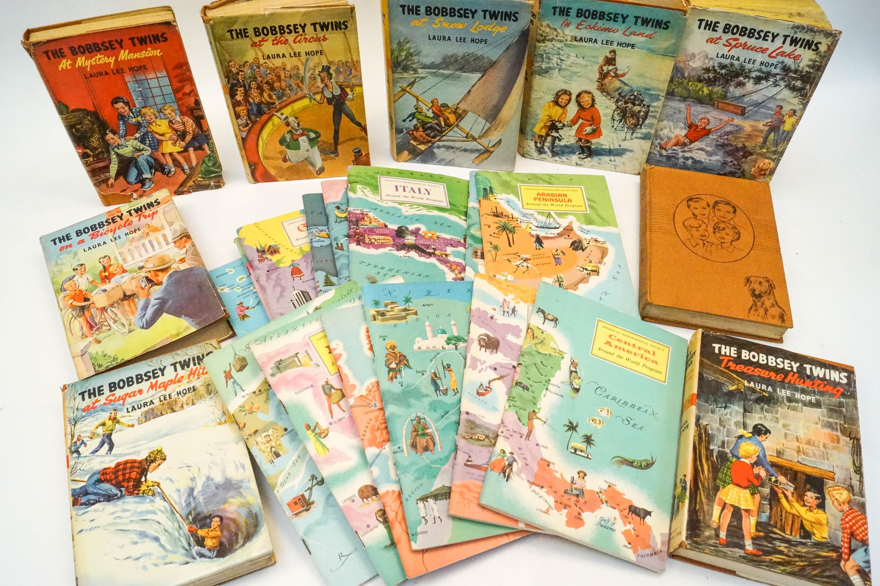 A group of children's books