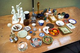 Collection of ceramics and figures