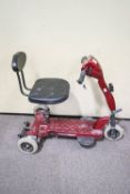 A mobility scooter
