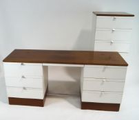 Modern dressing table and chest of drawers