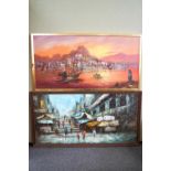 Two Hong Kong oil paintings