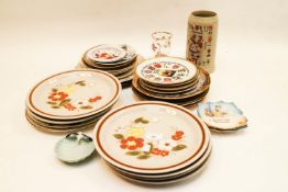 A collection of souvenir plates