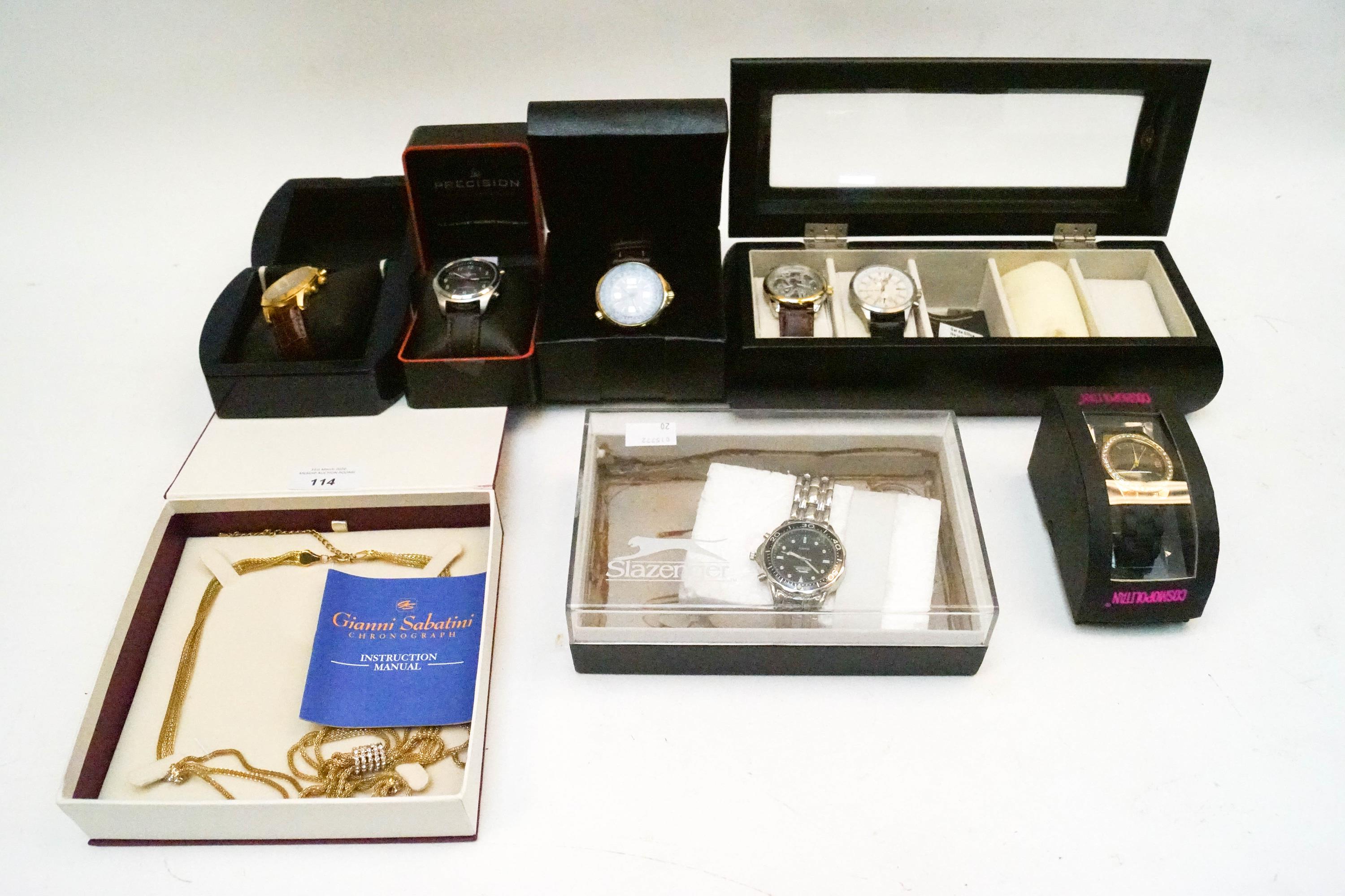 A collection of wrist watches