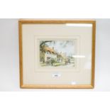 Brian Eden, Clifton Hampden, Thames Valley, watercolour, signed lower left, in giltwood frame, 14.