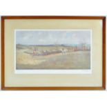 Lionel Edwards, The Quorn Hunt, coloured print, signed in pencil lower right,