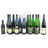 Four bottles of Pieroth Blue 2011 and 2013, two bottles of Pieroth Platinum 2015,