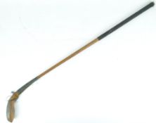 A long nosed golf driver, stamped 'A Patrick' for Scottish maker Alex Patrick (1845-1930),