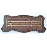 An E J Riley Limited snooker score board,