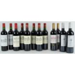 A mixed case of twelve bottles of Laithwaite's red wines, Chataeau le Coin x 5,