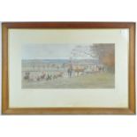 Cecil Aldin, The Warwickshire Hunt, coloured print, signed inpencil, 40.5cm x 20.