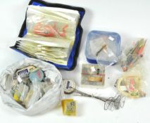 A bag of sea fishing terminal tackle, rig wallets, hooks, booms, swirls,