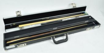 A Riley 'Stephen Hendry MBE', snooker cue, in case,