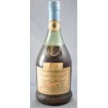 A 1922 bottle of Bisquit Dubouche, Grand Fine Champagne, Cognac, stamped selected for Great Britain,